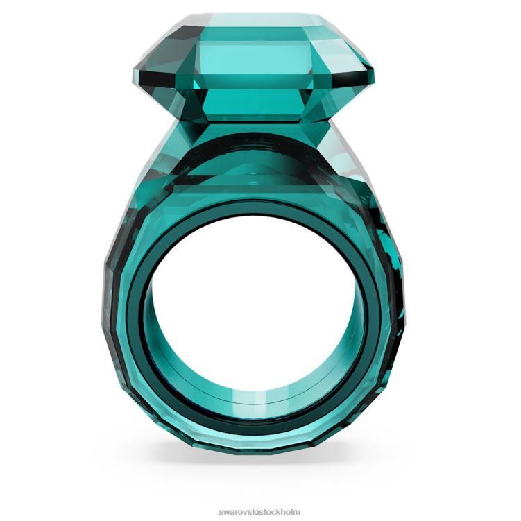 Swarovski lucent cocktailring P28L1037 Smycken oktagonskuren, grön