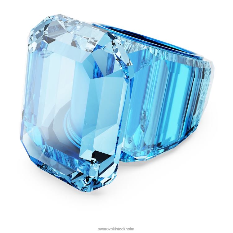 Swarovski lucent cocktailring P28L1039 Smycken oktagonskuren, blå