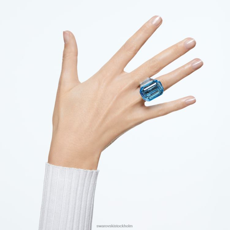 Swarovski lucent cocktailring P28L1039 Smycken oktagonskuren, blå
