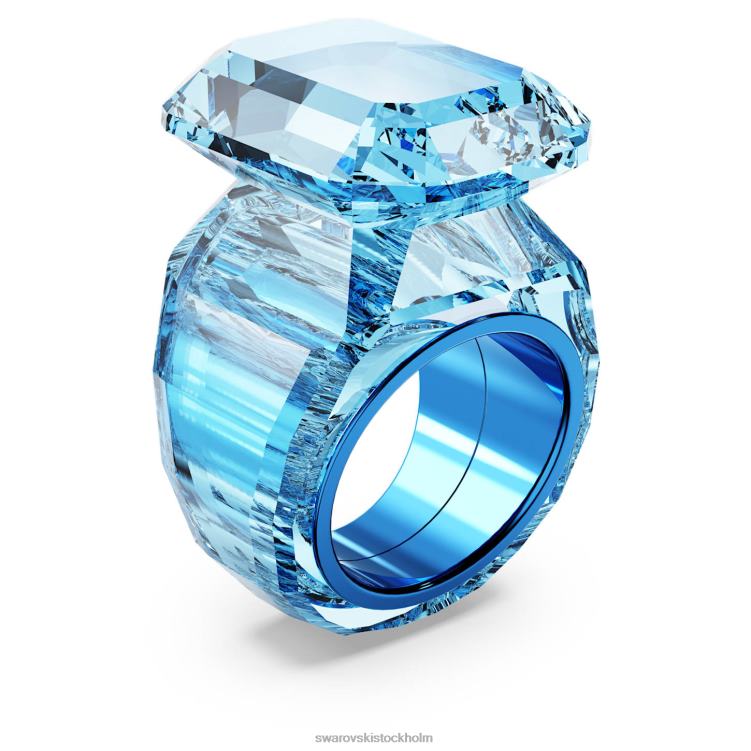 Swarovski lucent cocktailring P28L1039 Smycken oktagonskuren, blå