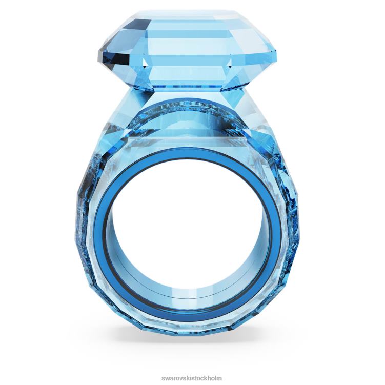 Swarovski lucent cocktailring P28L1039 Smycken oktagonskuren, blå