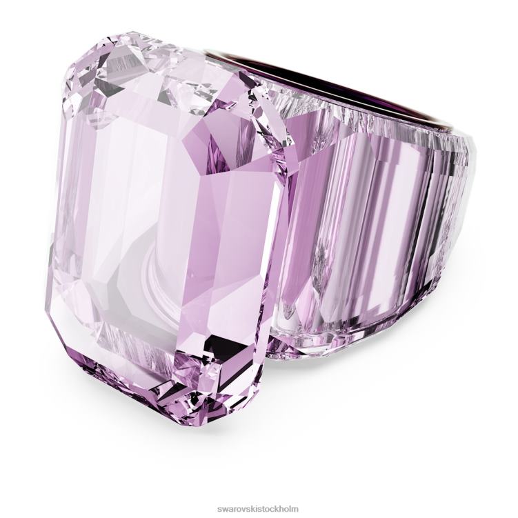 Swarovski lucent cocktailring P28L1041 Smycken oktagonsnitt, rosa