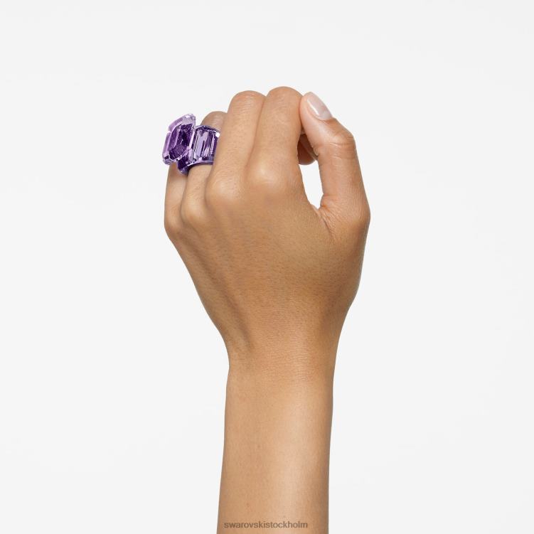 Swarovski lucent cocktailring P28L1047 Smycken oktagonskuren, lila