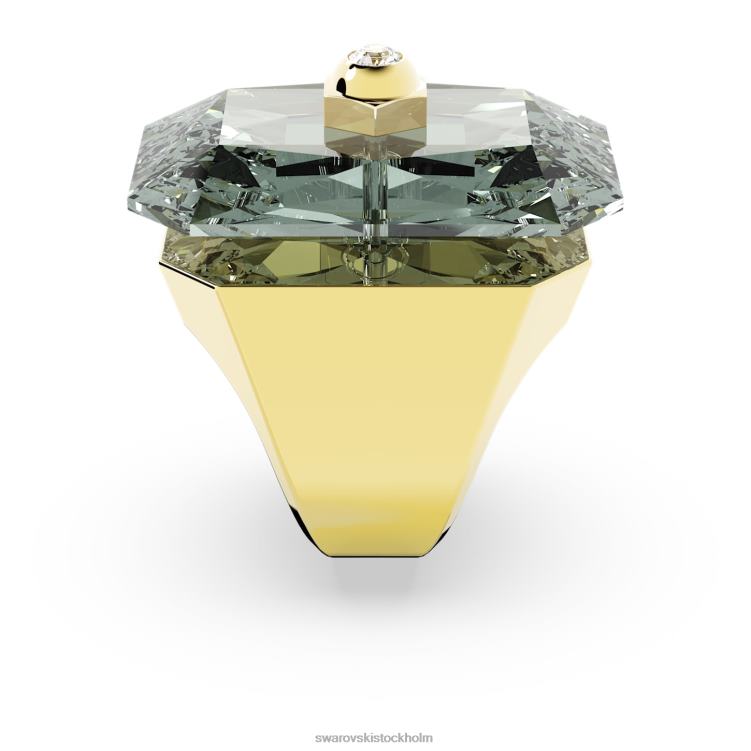 Swarovski numina cocktailring P28L1086 Smycken oktagonslipad, grå, guldfärgad