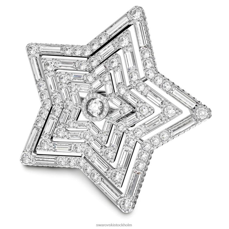Swarovski stella ring P28L1068 Smycken blandade snitt, stjärna, vit, rodiumpläterad