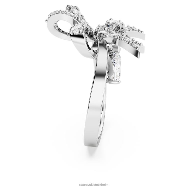 Swarovski volta cocktailring P28L1071 Smycken rosett, vit, rodiumpläterad