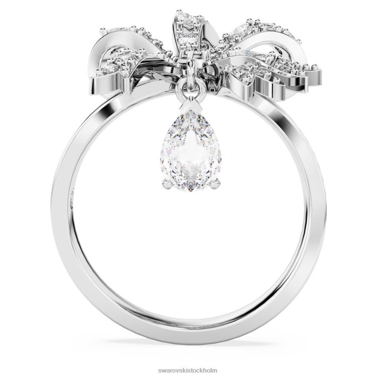 Swarovski volta cocktailring P28L1071 Smycken rosett, vit, rodiumpläterad