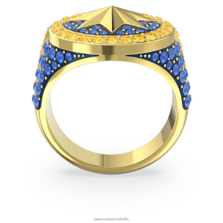 Swarovski marvel kapten marvel ring P28L1089 Smycken flerfärgad, guldfärgad pläterad