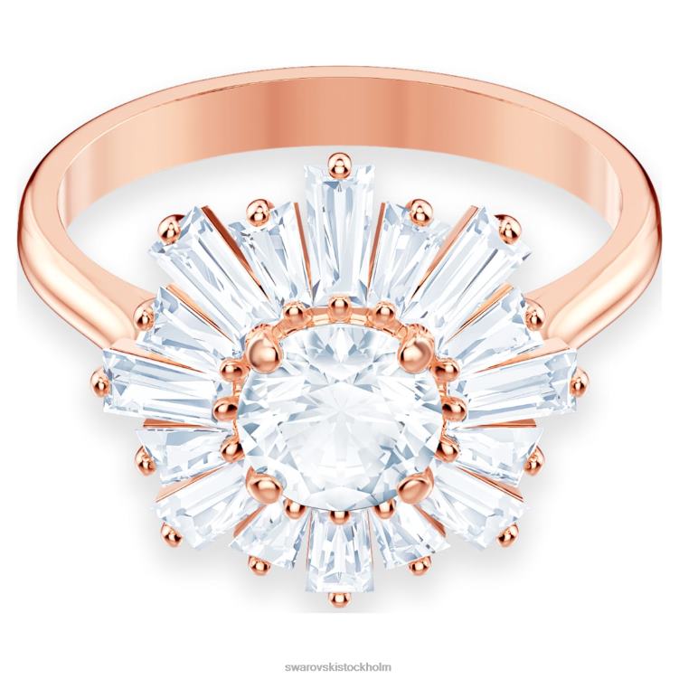Swarovski solskensring P28L1082 Smycken blandade snitt, sol, vit, roséguld pläterad