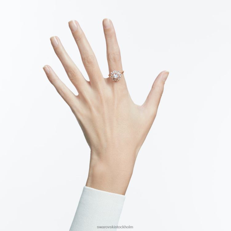 Swarovski solskensring P28L1082 Smycken blandade snitt, sol, vit, roséguld pläterad