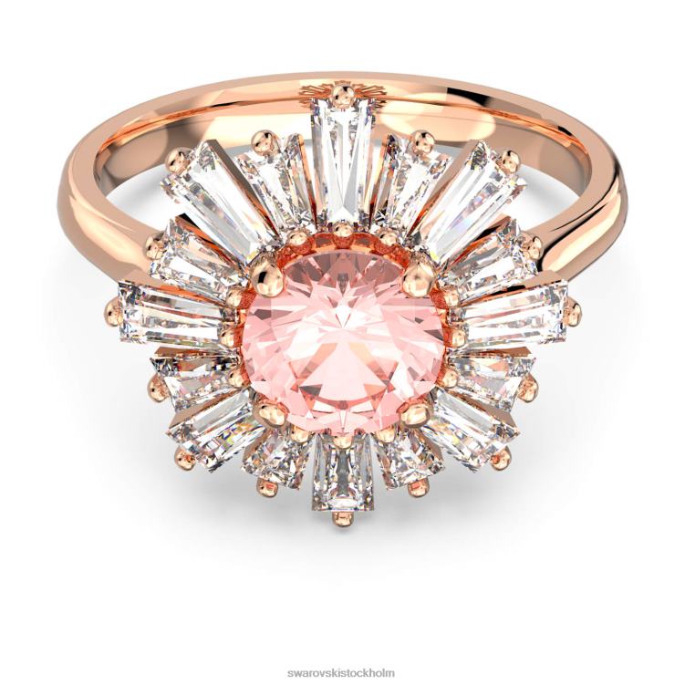 Swarovski solskensring P28L1093 Smycken blandade snitt, sol, rosa, roséguld pläterad