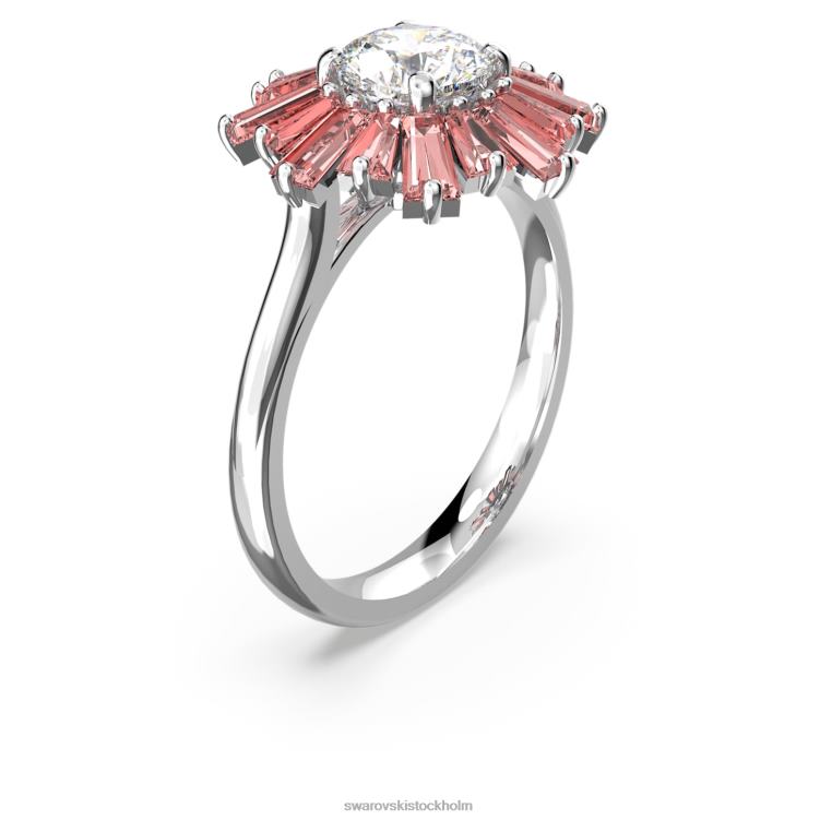 Swarovski solskensring P28L1096 Smycken blandade snitt, sol, rosa, rodiumpläterad