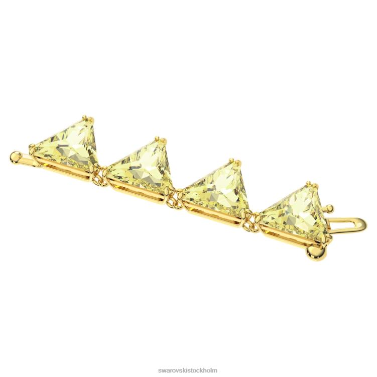 Swarovski Ortyx förlängare P28L1115 Smycken triangelskuren, gul, guldfärgad