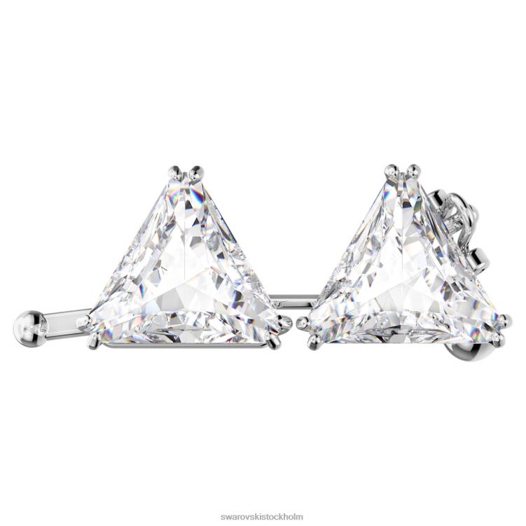 Swarovski Ortyx förlängare P28L1116 Smycken triangelskuren, vit, rodiumpläterad