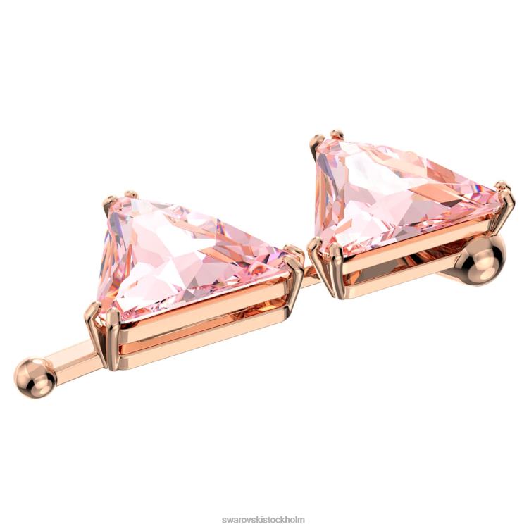Swarovski Ortyx förlängare P28L1128 Smycken triangelslipad, rosa, roséguld pläterad