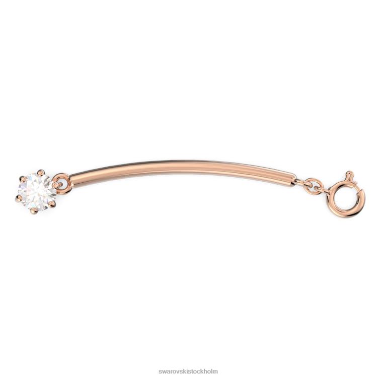 Swarovski constella förlängare P28L1110 Smycken rund skuren, vit, roséguld pläterad