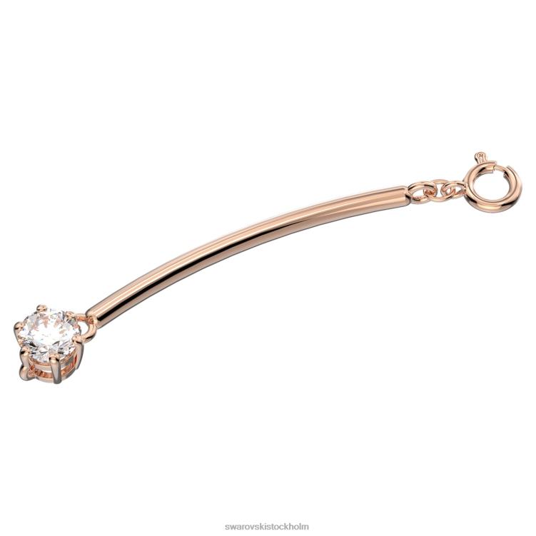 Swarovski constella förlängare P28L1110 Smycken rund skuren, vit, roséguld pläterad
