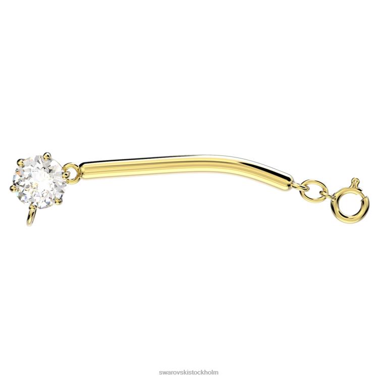Swarovski constella förlängare P28L1127 Smycken rund skuren, vit, guldfärgad