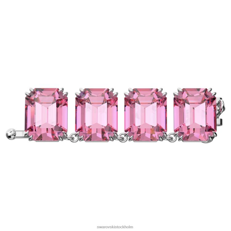Swarovski millenia extender P28L1114 Smycken octagon cut, rosa, rodiumpläterad
