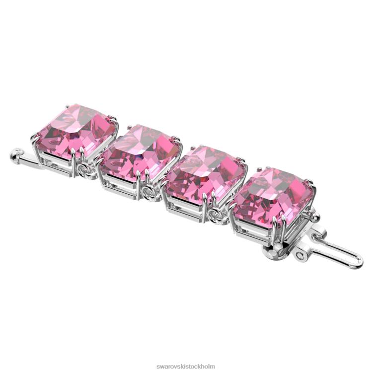 Swarovski millenia extender P28L1114 Smycken octagon cut, rosa, rodiumpläterad