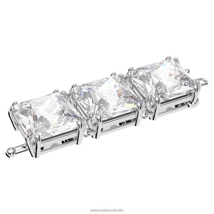 Swarovski millenia extender P28L1117 Smycken fyrkantig skuren, vit, rodiumpläterad