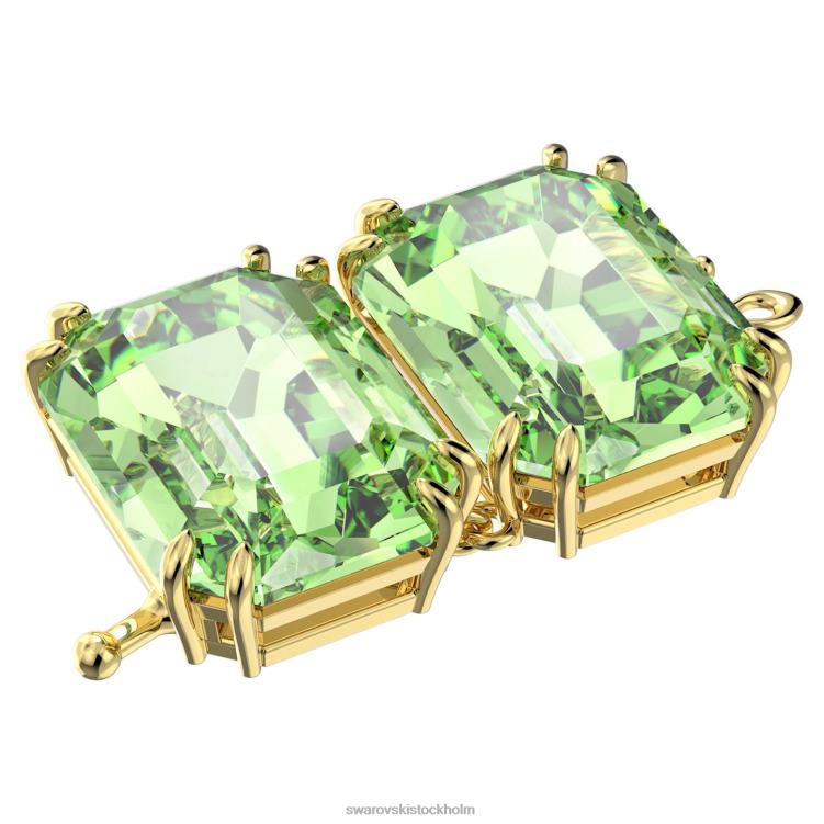 Swarovski millenia extender P28L1118 Smycken oktagonslipad, grön, guldfärgad