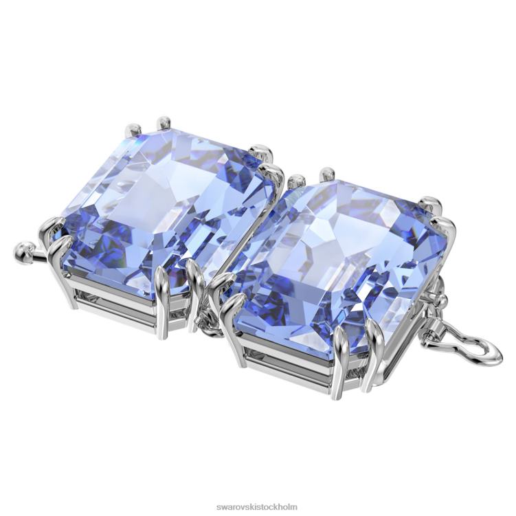 Swarovski millenia extender P28L1126 Smycken octagon cut, blå, rodiumpläterad