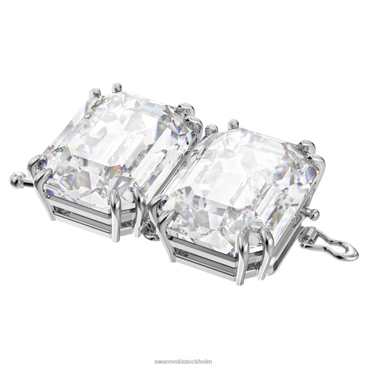 Swarovski millenia extender P28L1134 Smycken octagon cut, vit, rodiumpläterad
