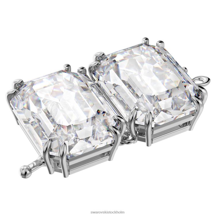 Swarovski millenia extender P28L1134 Smycken octagon cut, vit, rodiumpläterad