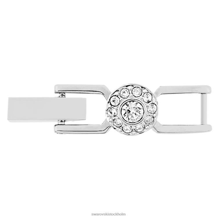 Swarovski änglalik förlängare P28L1103 Smycken rund skuren, vit, rodiumpläterad