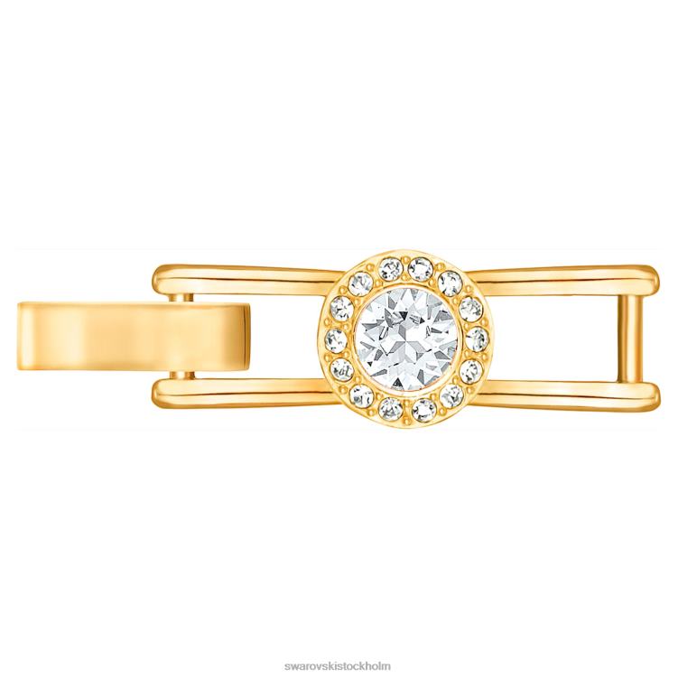 Swarovski änglalik förlängare P28L1104 Smycken rund skuren, vit, guldfärgad