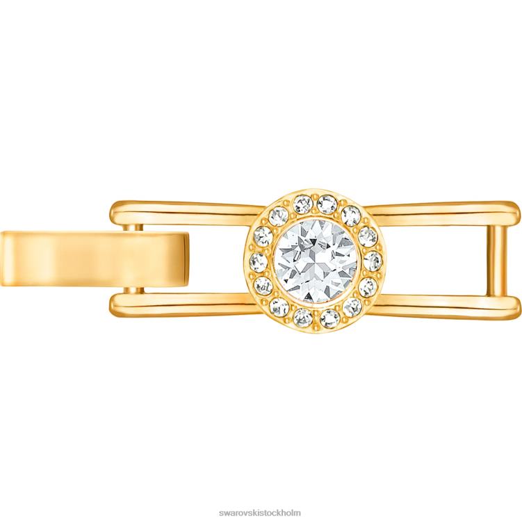 Swarovski änglalik förlängare P28L1104 Smycken rund skuren, vit, guldfärgad