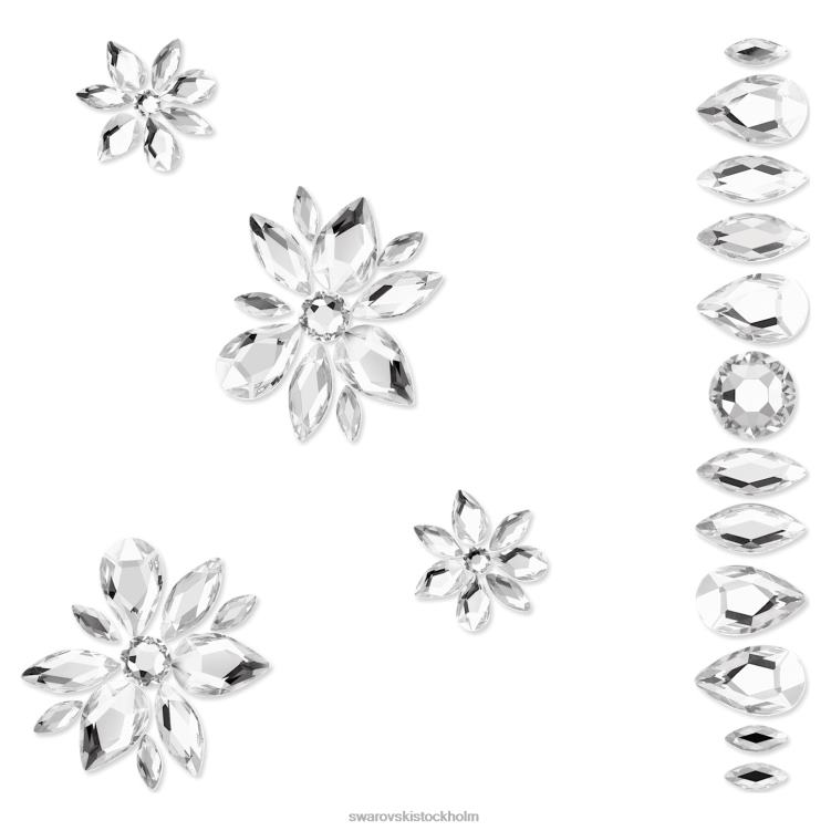 Swarovski kroppsjuvelset P28L1489 Smycken blandade snitt, vit