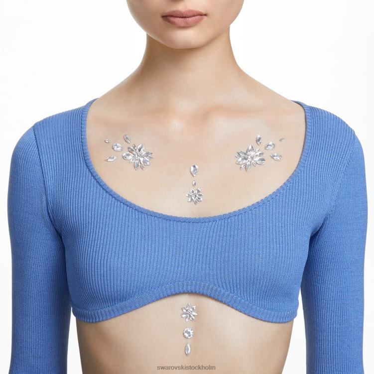 Swarovski kroppsjuvelset P28L1489 Smycken blandade snitt, vit