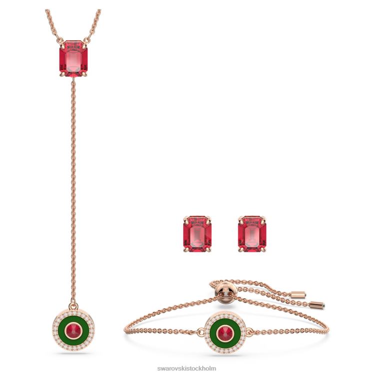 Swarovski alea set P28L396 Smycken flerfärgad, roséguld pläterad