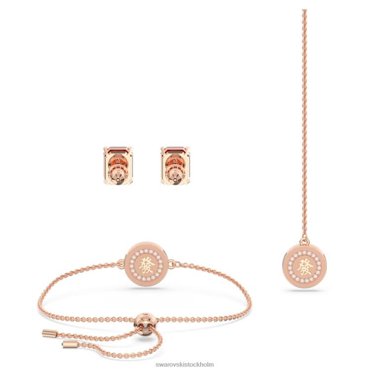Swarovski alea set P28L396 Smycken flerfärgad, roséguld pläterad