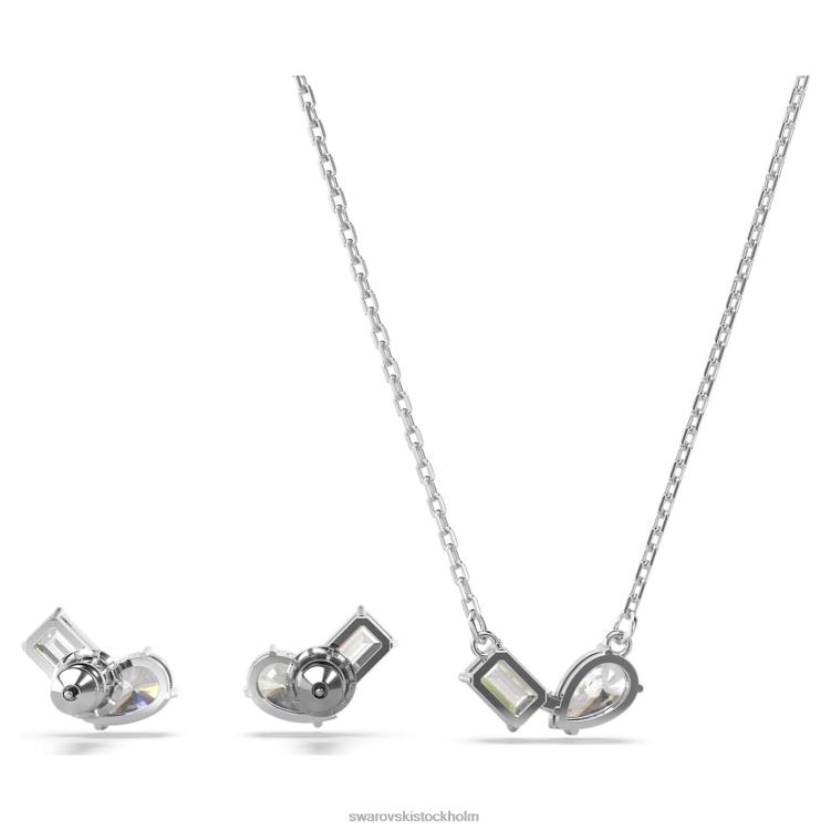 Swarovski mesmera set P28L400 Smycken blandade snitt, vita, rodiumpläterade