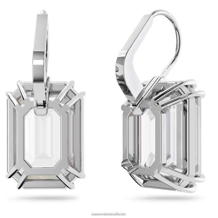 Swarovski millennieuppsättning P28L378 Smycken blandade snitt, vita, rodiumpläterade
