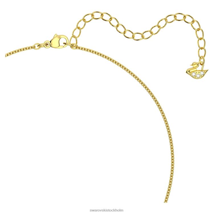 Swarovski nalleset P28L410 Smycken björn, gul, guldfärgad
