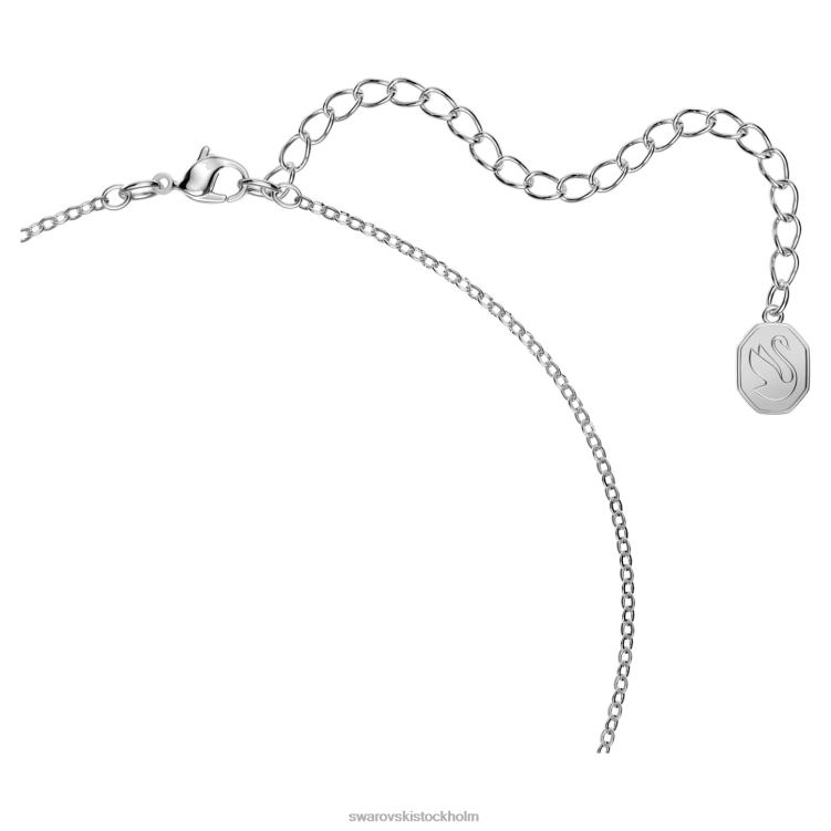 Swarovski stella set P28L405 Smycken blandade snitt, stjärna, vit, rodiumpläterad