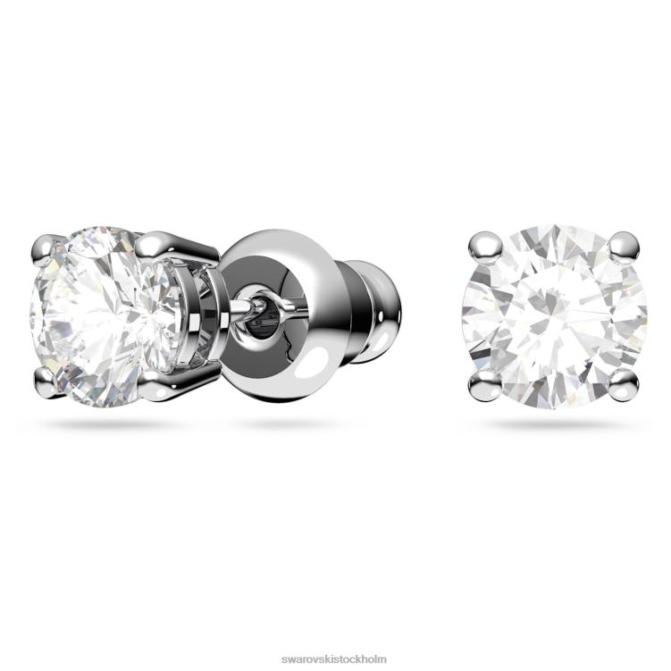 Swarovski stella set P28L405 Smycken blandade snitt, stjärna, vit, rodiumpläterad