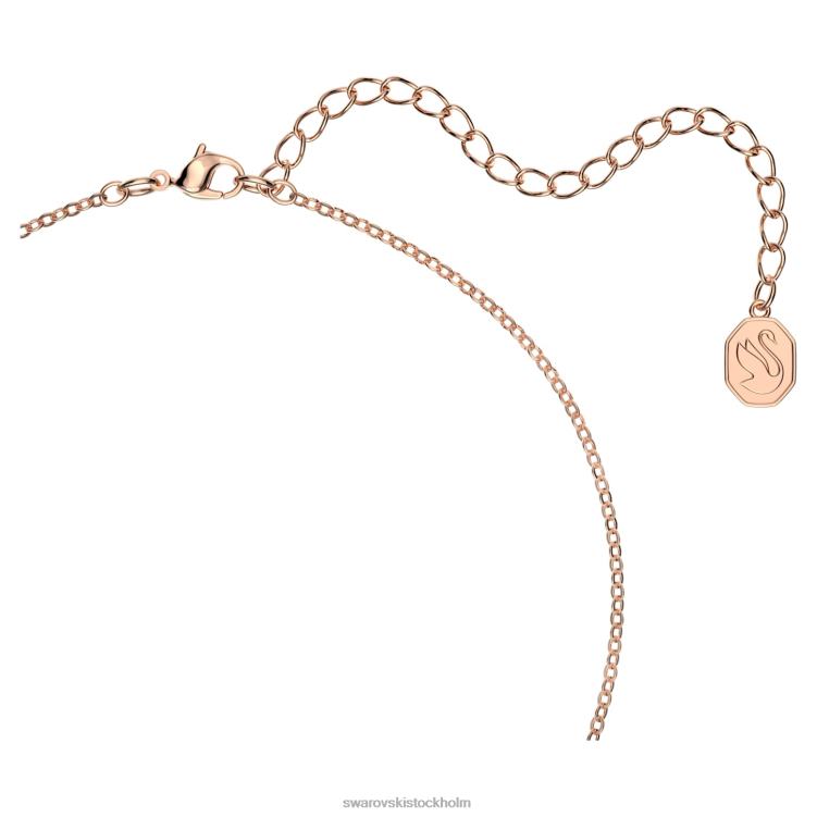 Swarovski stella set P28L406 Smycken blandade snitt, stjärna, vit, roséguld pläterad