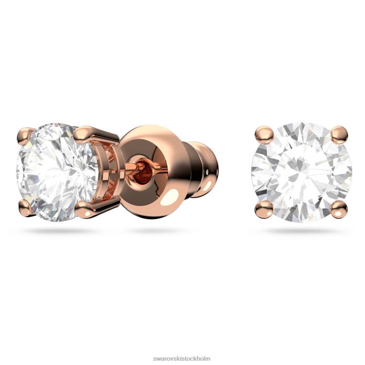 Swarovski stella set P28L406 Smycken blandade snitt, stjärna, vit, roséguld pläterad