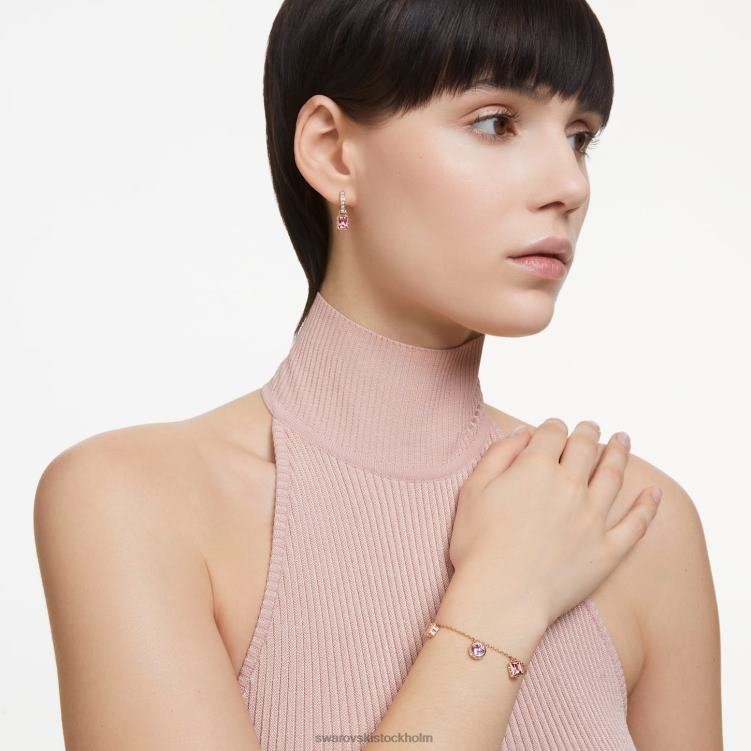 Swarovski stilla set P28L403 Smycken blandade snitt, flerfärgade, roséguld pläterade