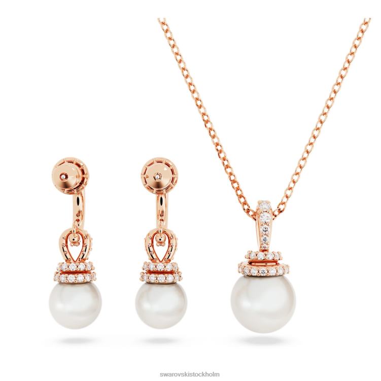 Swarovski ursprungligen inställd P28L398 Smycken vit, roséguld pläterad