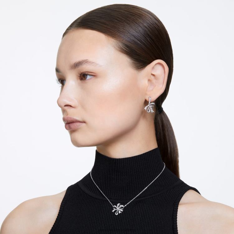 Swarovski volta set P28L383 Smycken rosett, vit, rodiumpläterad