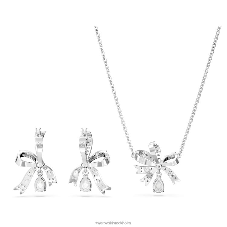 Swarovski volta set P28L383 Smycken rosett, vit, rodiumpläterad