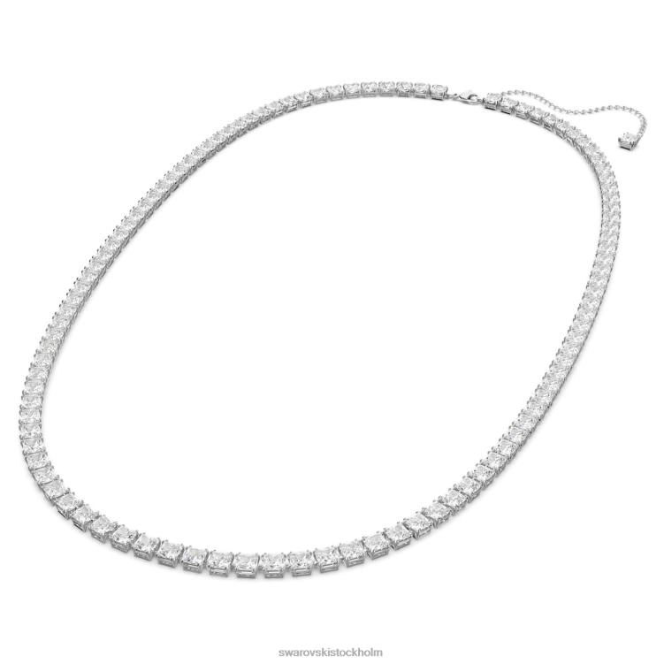 Swarovski bälte P28L1492 Tillbehör fyrkantig skuren, vit, rodiumpläterad