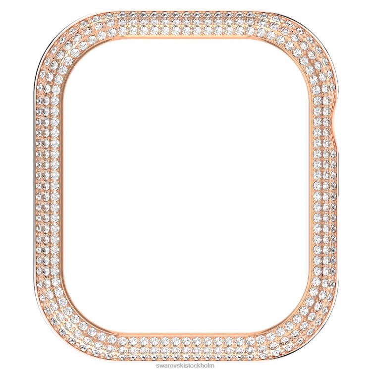 Swarovski glittrande fodral som är kompatibelt med Apple Watch P28L1416 Tillbehör rosa guld ton
