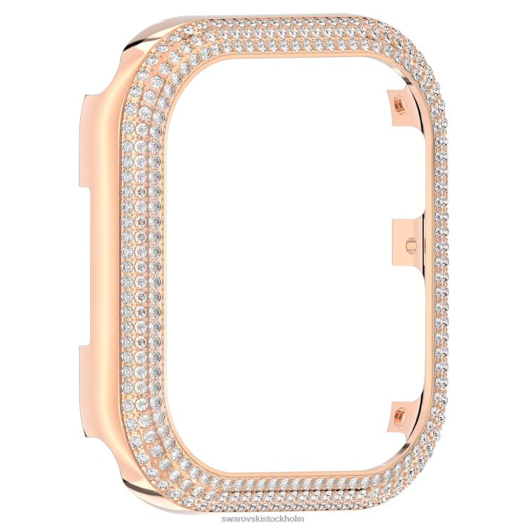 Swarovski glittrande fodral som är kompatibelt med Apple Watch P28L1416 Tillbehör rosa guld ton
